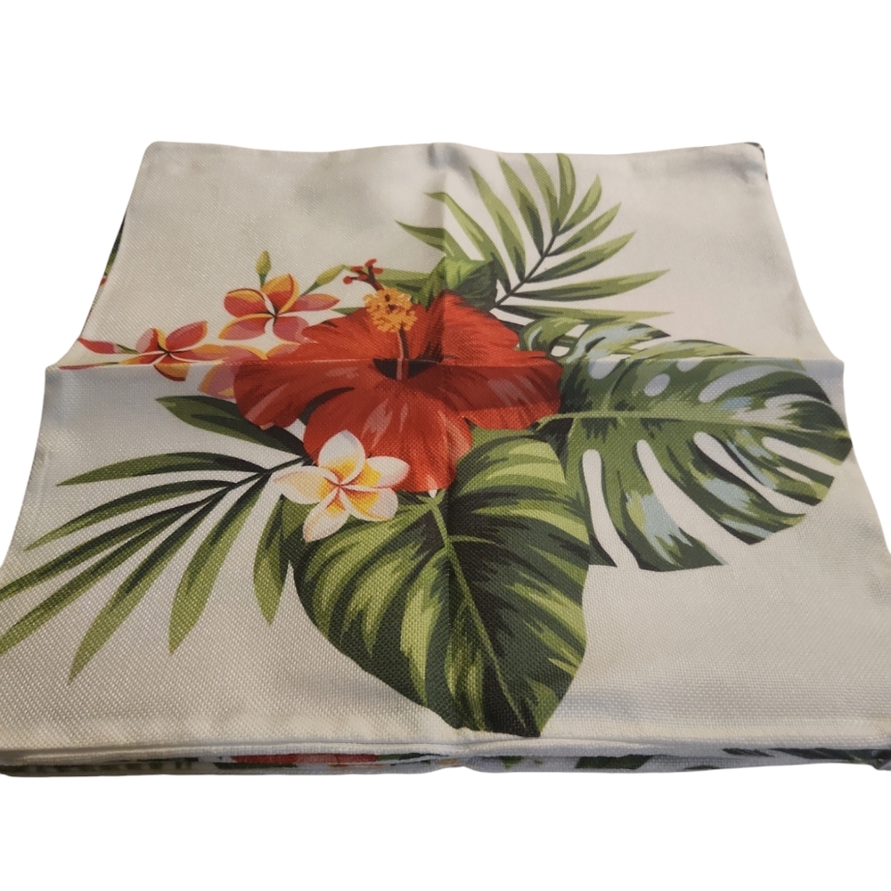 4 Pcs Decorative floral bird pillow cases 18x18 - Picture 7 of 10